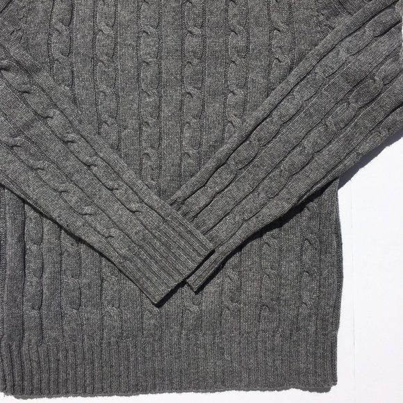 Martin + Osa Wool/Cotton Chunky Cableknit Pullover Sweater sz M - Picture 5 of 8